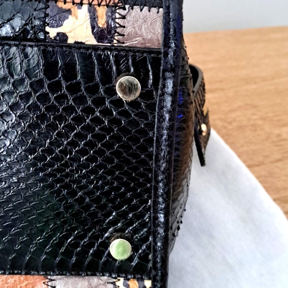 Tamara Mellon "Seductive Watersnake" Satchel - Picture 8 of 16